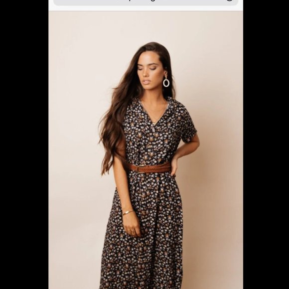 bohme Dresses & Skirts - Bohme Floral Shirt Dress